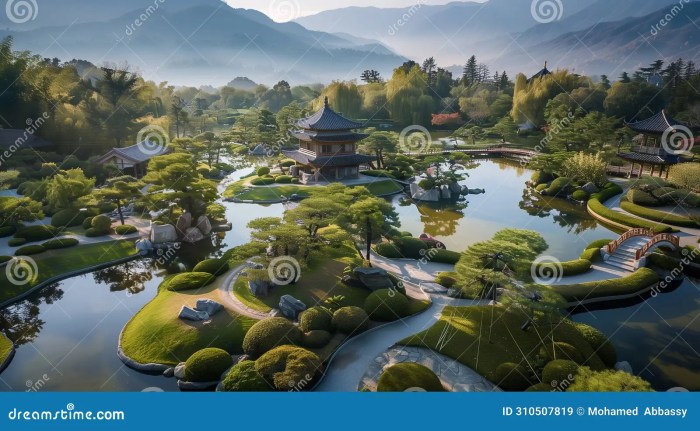 Japanese Garden Aesthetic | Chinese landscape painting, Japanese art, Japan painting Japanese Garden Aesthetic | Chinese landscape painting, Japanese art, Japan painting